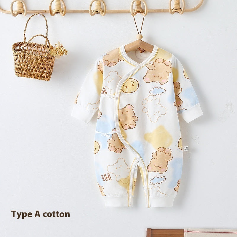 Pure Cotton Boneless Baby Jumpsuit 0-6 Months Baby Romper