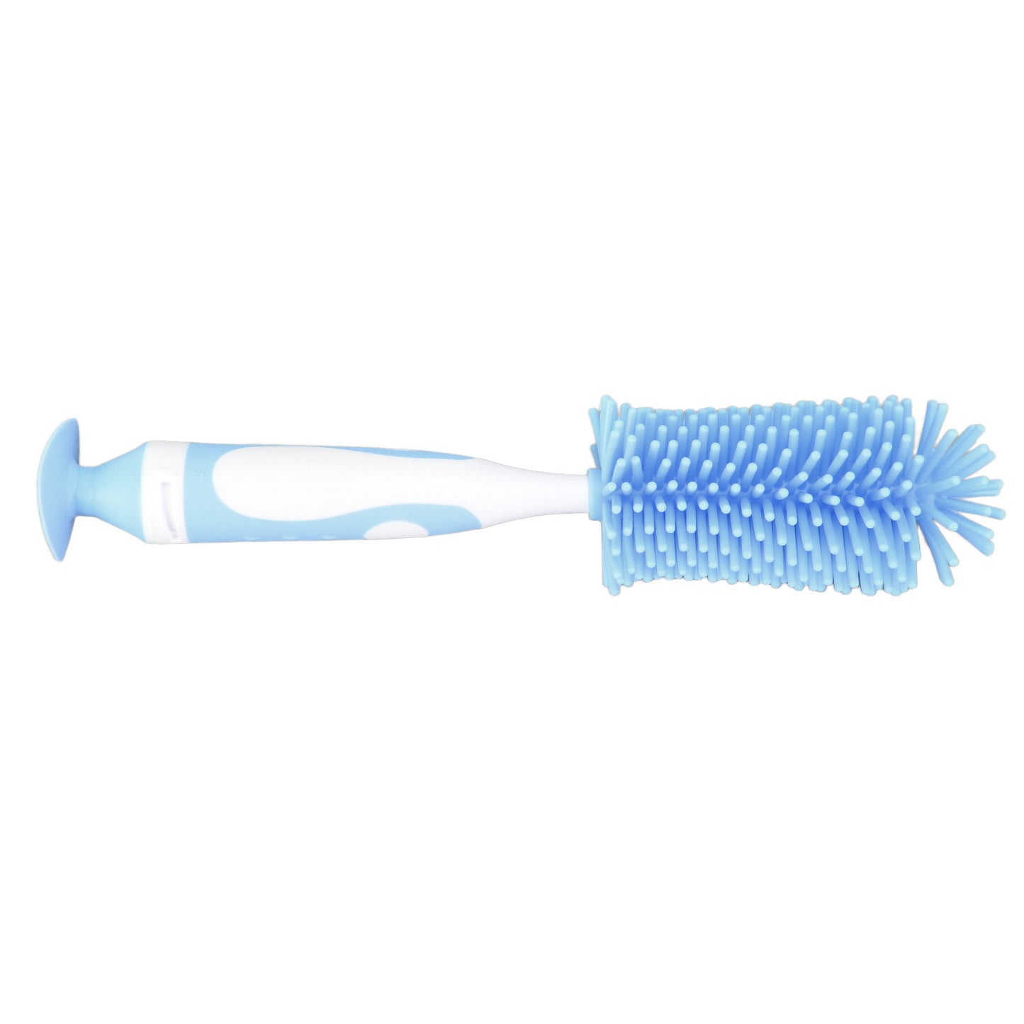 Baby Bottle Brush Water Silicone Milk Container Baby Bottle Cleaning Cleaner Brush for Baby BottlesBlue